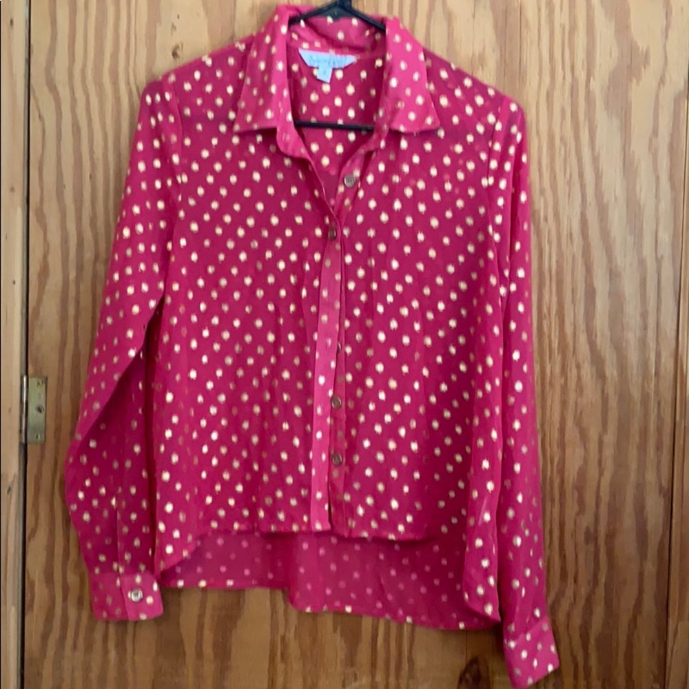 Pink blouse-buy sea green too for bundle